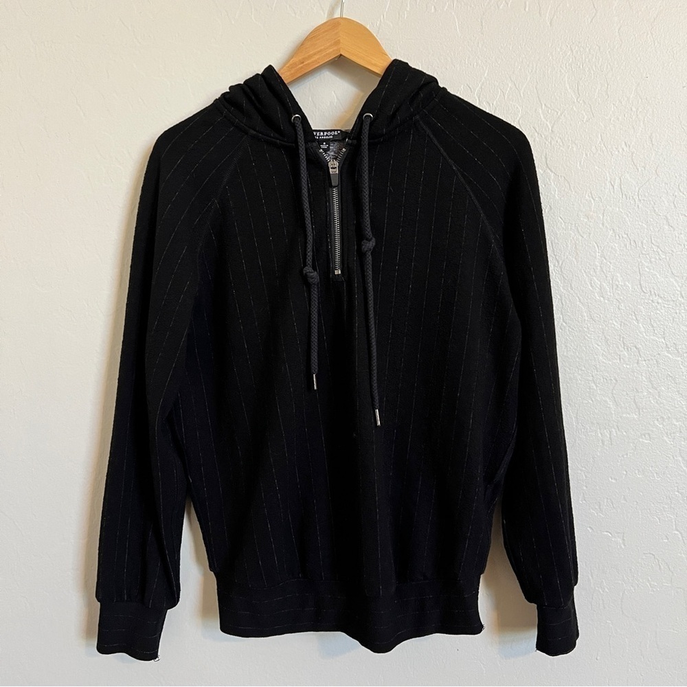 Liverpool Stripe Quarter Zip Hoodie